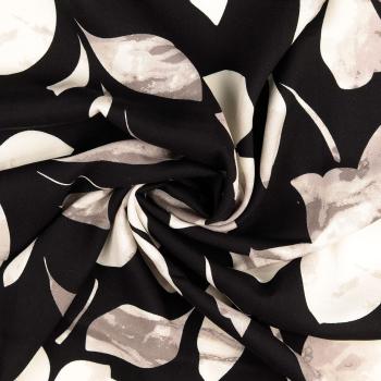 Viskose-Twill Batik grau